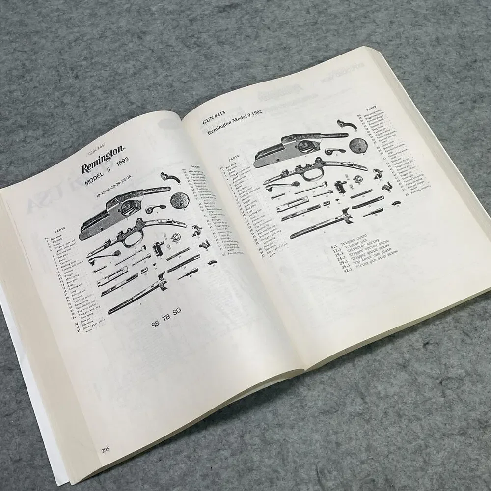 Jack First Gun Parts Book #13 Volume 3 Shotgun Parts Accessories Hunting Sport